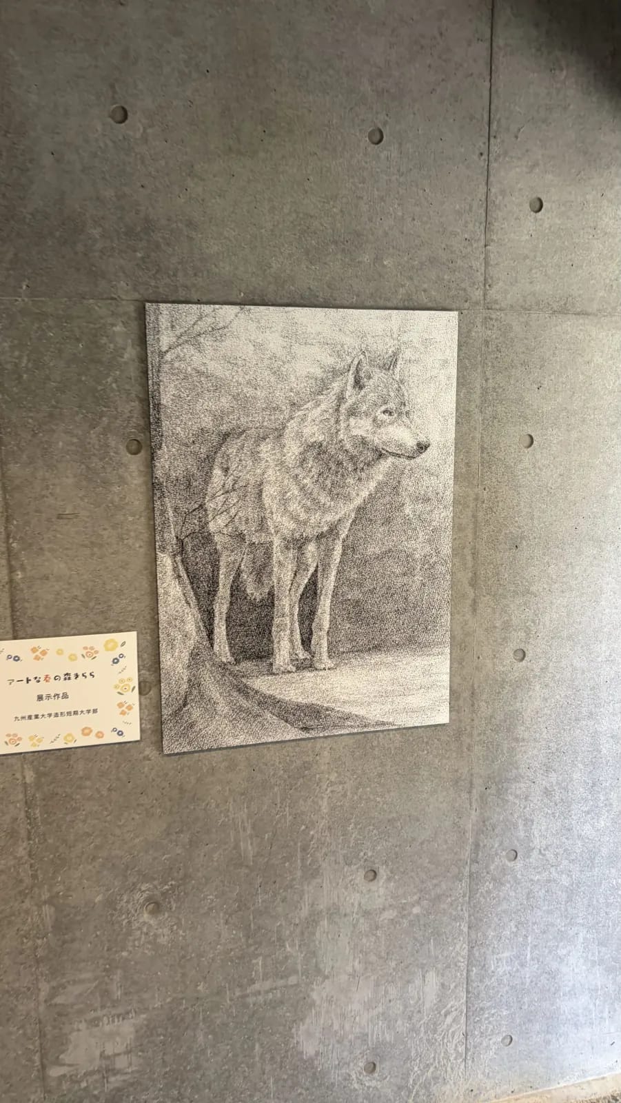 A drawing from the exhibition at the zoo